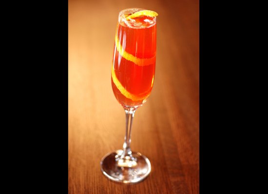 Seelbach A classic mix of bourbon bitters and bubbly